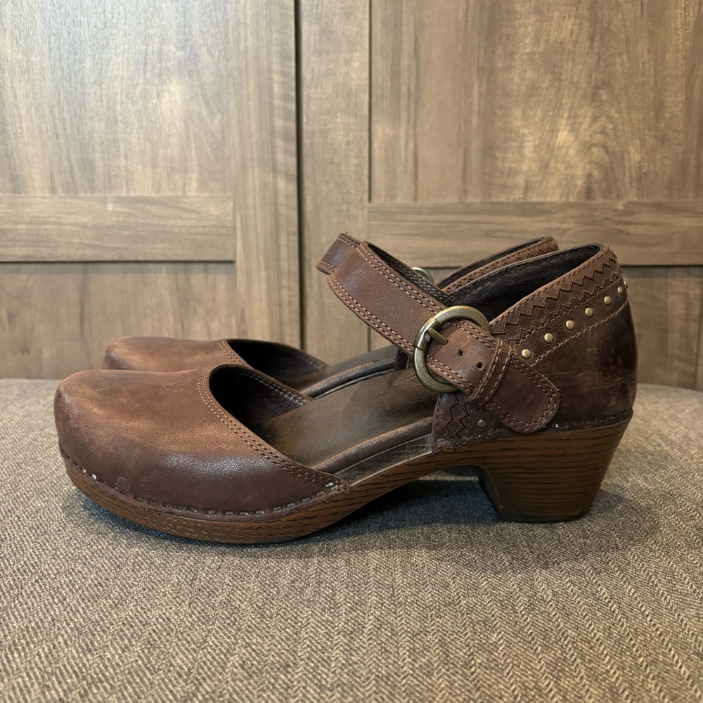 Dansko Brown Mary Jane Shoes
